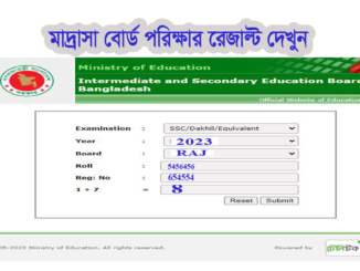 HSC Madrasah Result 2023