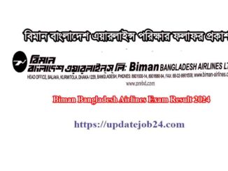 Biman Bangladesh Airlines Exam Result 2024