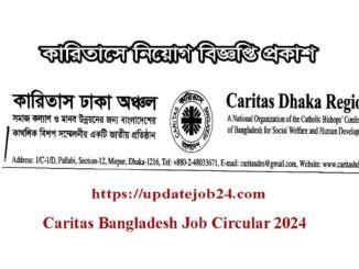 Caritas Bangladesh Job Circular 2024