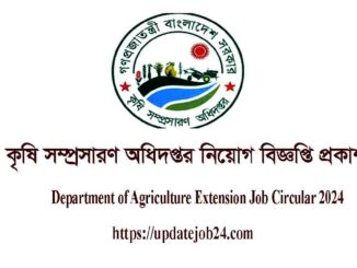 Department of Agriculture Extension Job Circular 2024